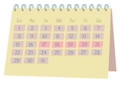 calendrier ovulation