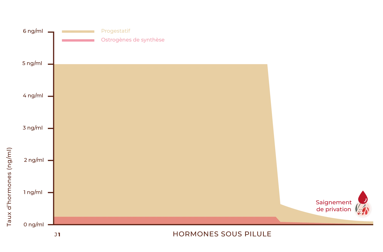 hormones sous pilule