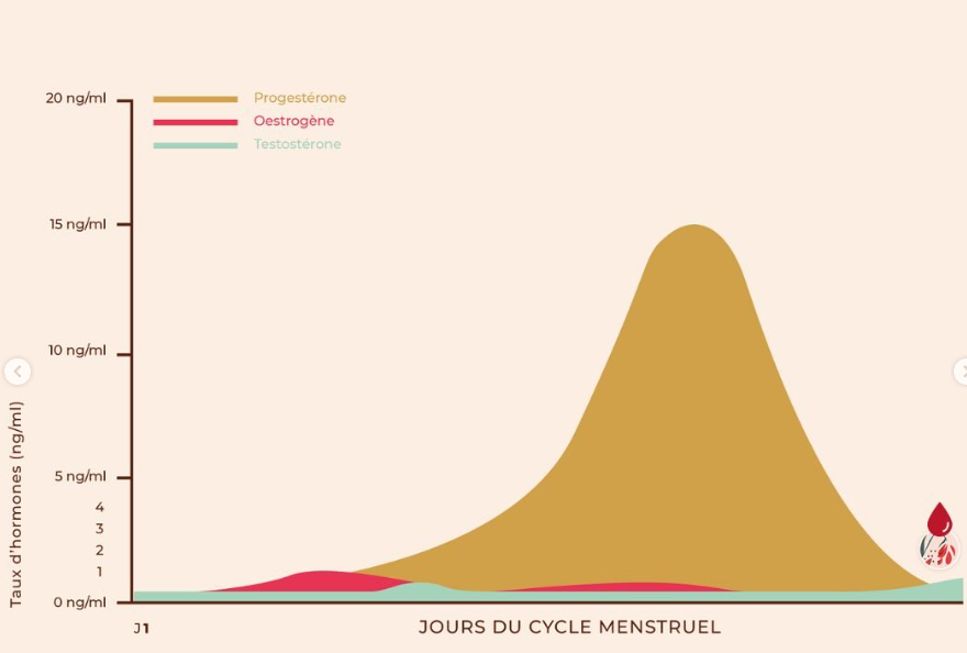 fluctuations hormonales cycle menstruel naturel